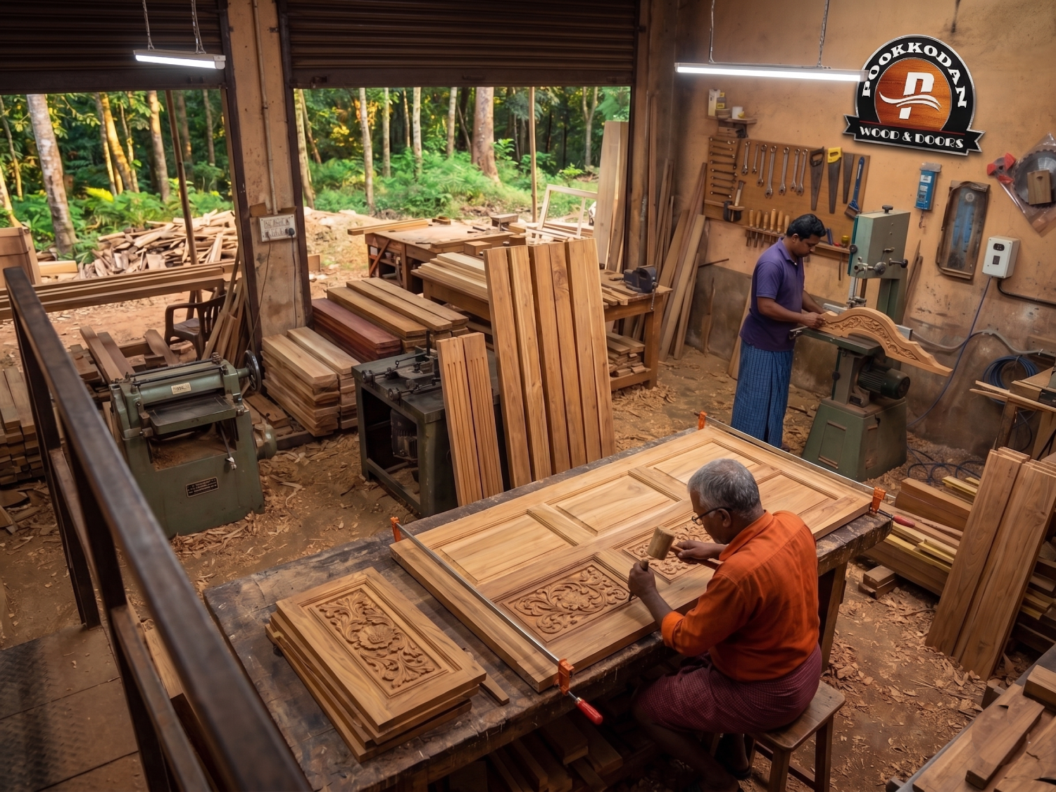 Solid Teak Doors